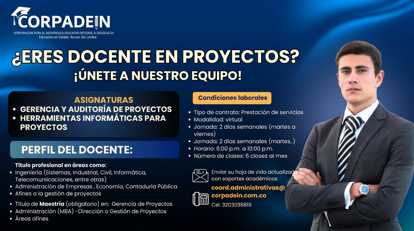 Docente en Proyectos